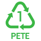 Pet (Tereftalato de polietileno, código de reciclaje #1)