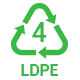 LDPE (Polietileno de Baja Densidad, código de reciclaje #4)